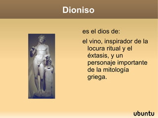la luz y el sol; la verdad y la profecía; el tiro con arco; la medicina y la curación; la música, la poesía y las artes; y más.