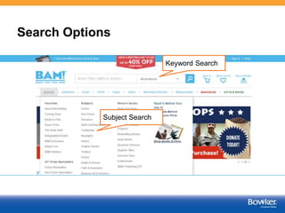 Search Options
3
Keyword Search
Subject Search
 