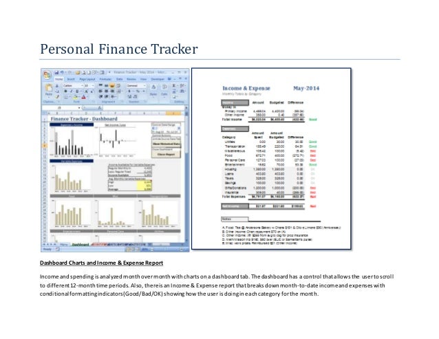 personal finance tracker
