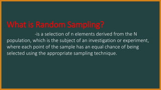 RANDOM SAMPLING (STATISTICS AND PROBABILITY).pptx
