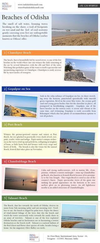 India Tours beaches of Odisha