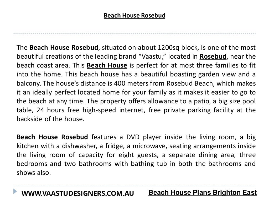 Beach House Rosebud