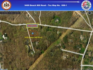 9499 Beach Mill Road – Tax Map No. 008-1

Site Limits

9499 Beach Mill Road

 
