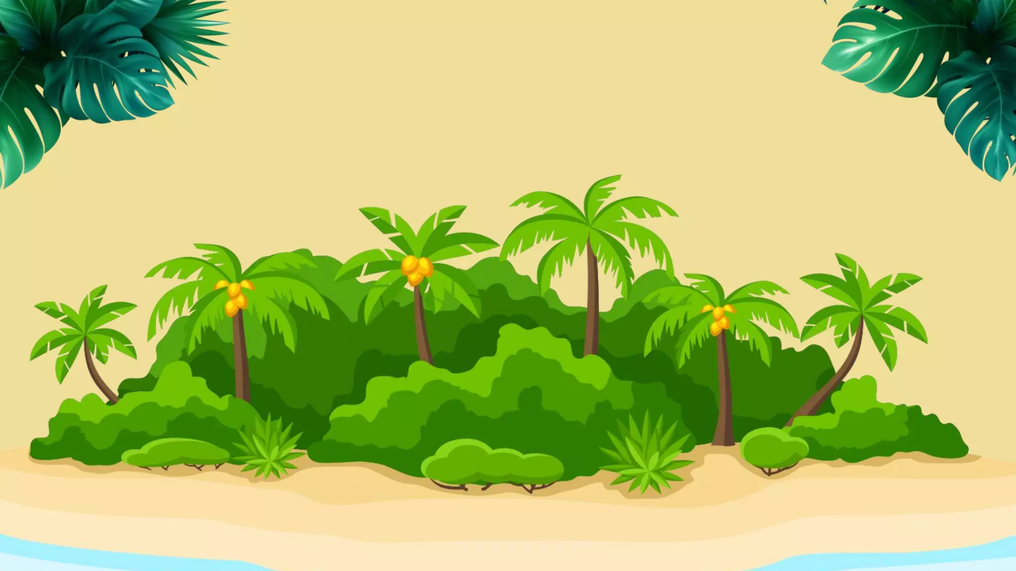 Beach PPT Template pptx