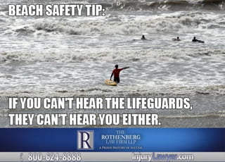 Beach safety meme