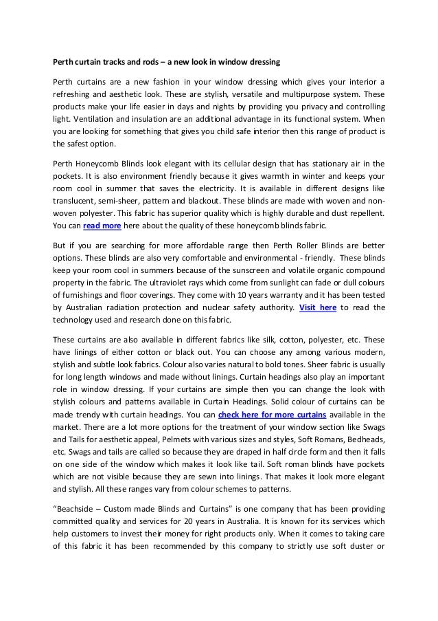 Perth curtain tracks and rods a new look in window dressing