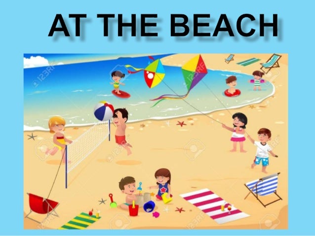 At The Beach Vocabulary Powerpoint