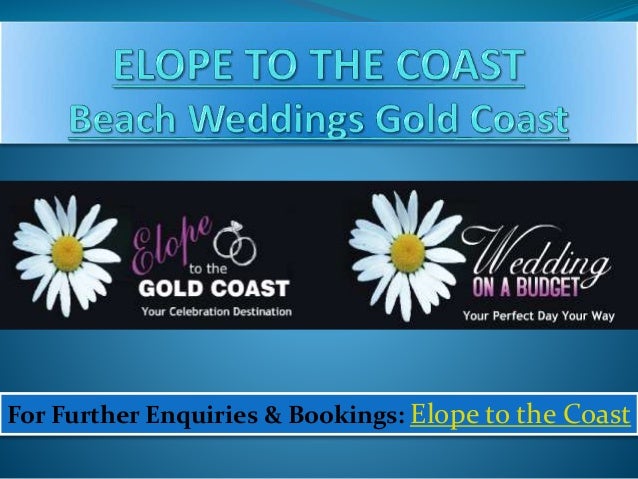 Beach Weddings Gold Coast Elopement Packages Services