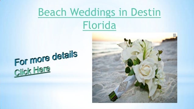 Beach Weddings In Destin Florida
