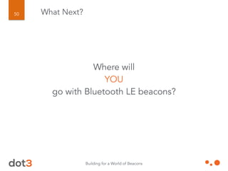 iBeacon and IoT: Where We're At, Where We're Going