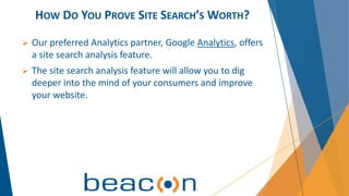 The Benefits of Site Search 