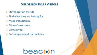 The Benefits of Site Search 