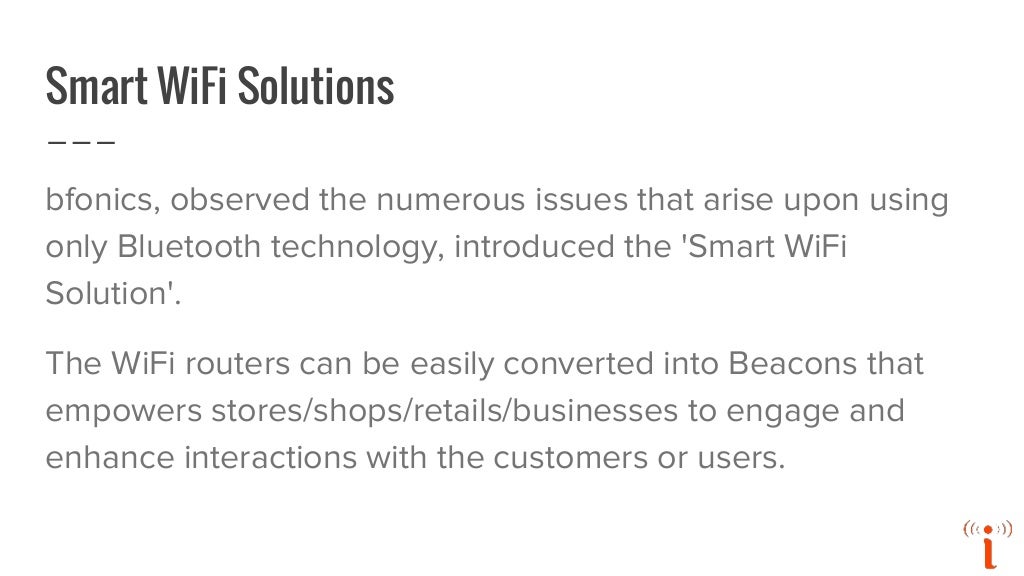 Beacon technology using WiFi for small businesses