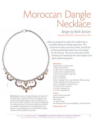 Moroccan Dangle
                                       Necklace
                                                          ...
