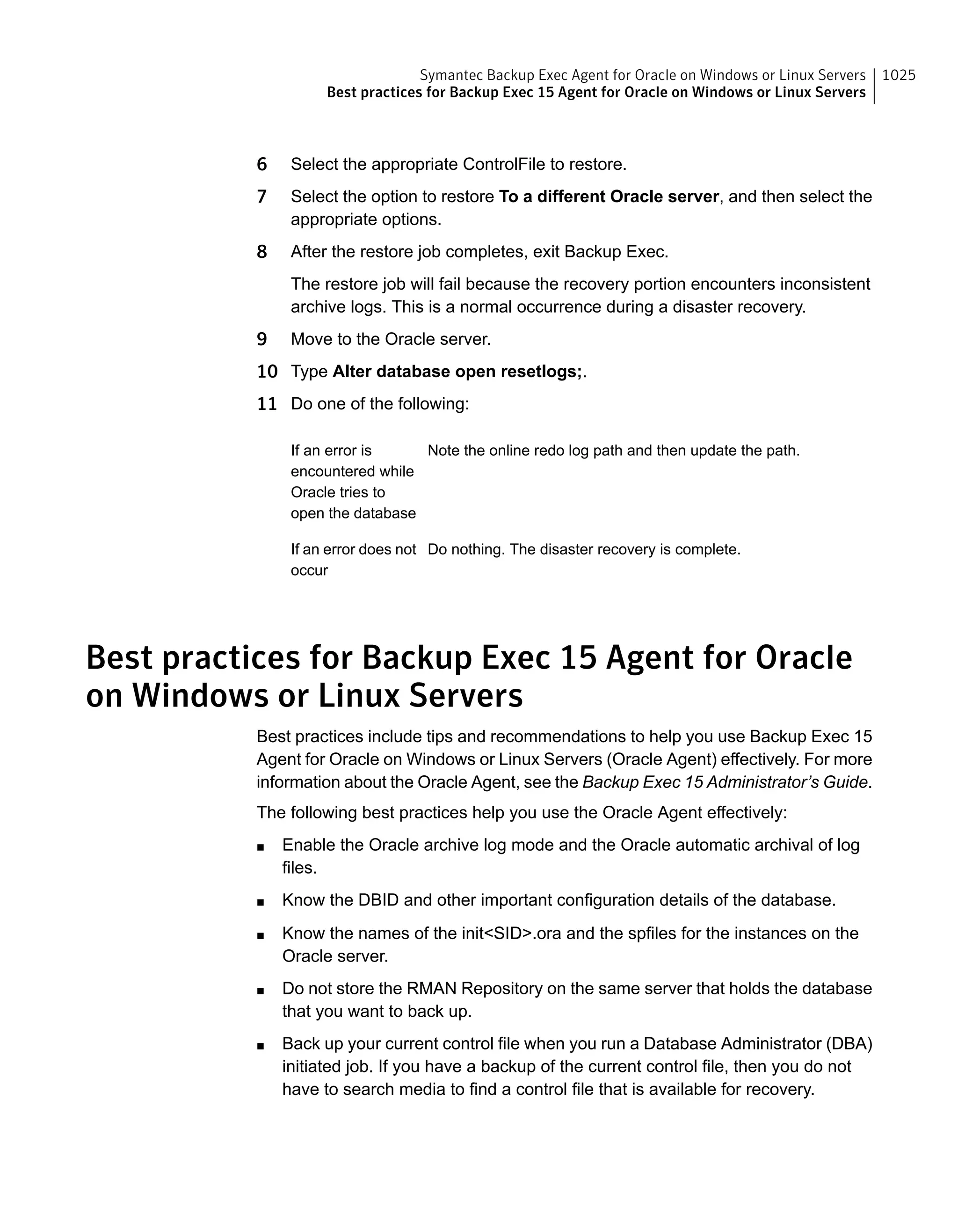 Symantec Backup Exec 15 Administrator's Guide