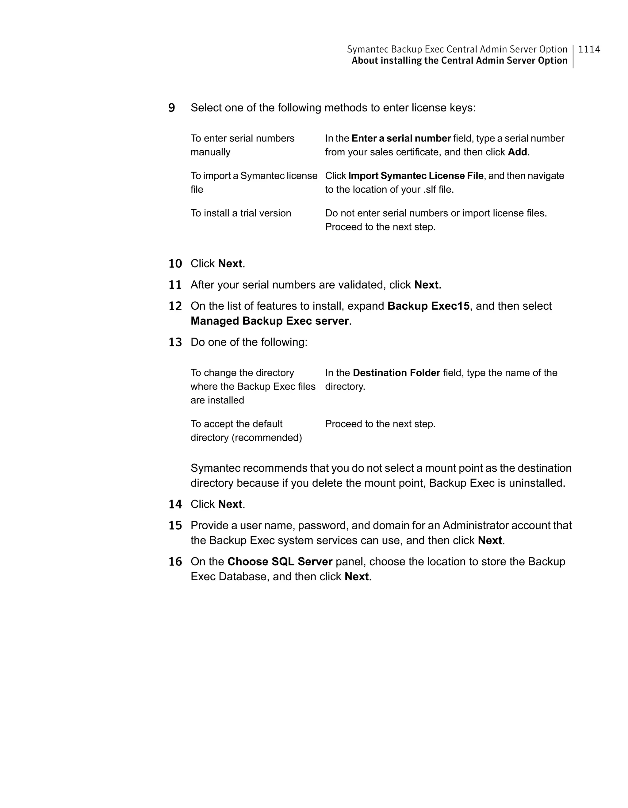Symantec Backup Exec 15 Administrator's Guide