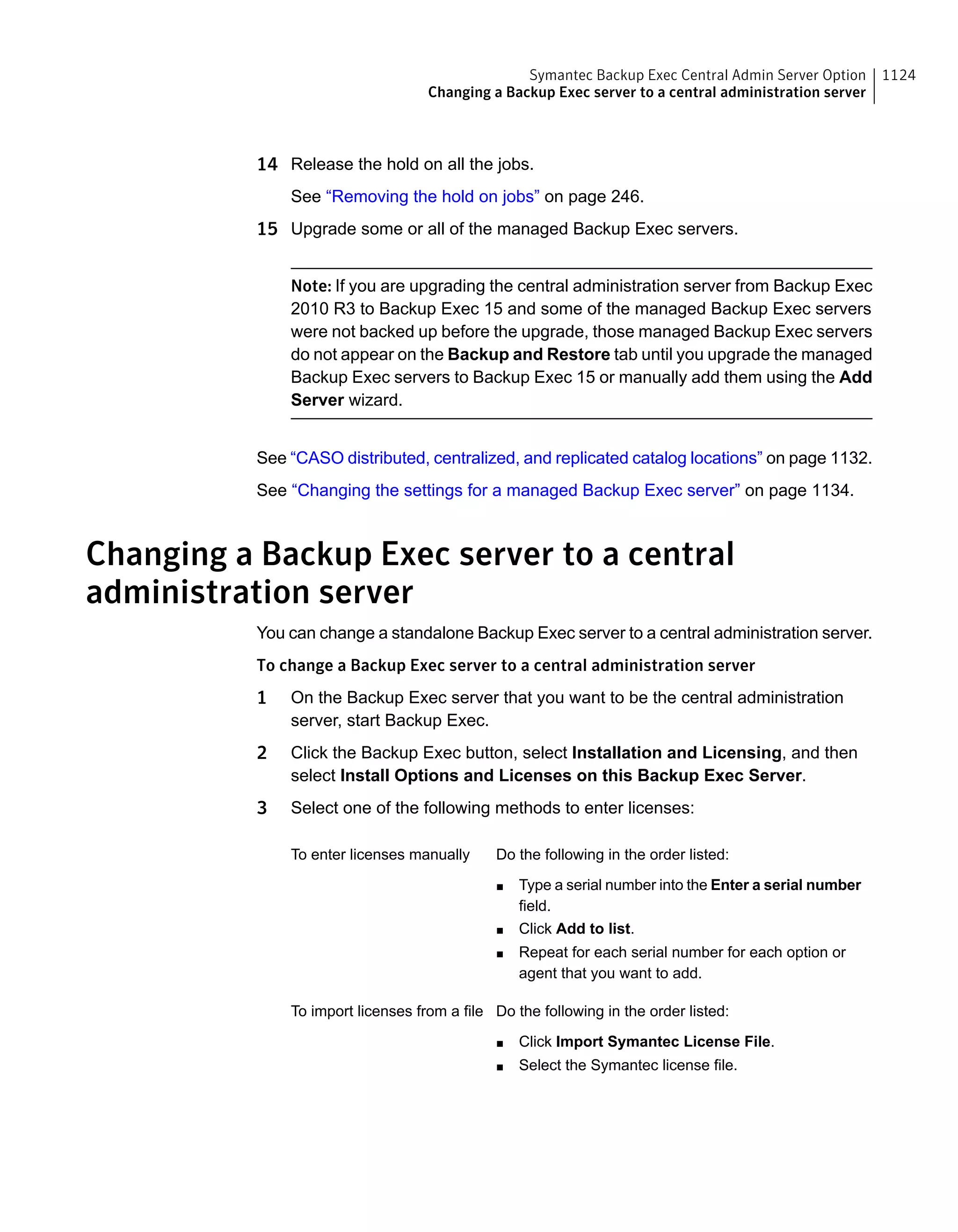 Symantec Backup Exec 15 Administrator's Guide