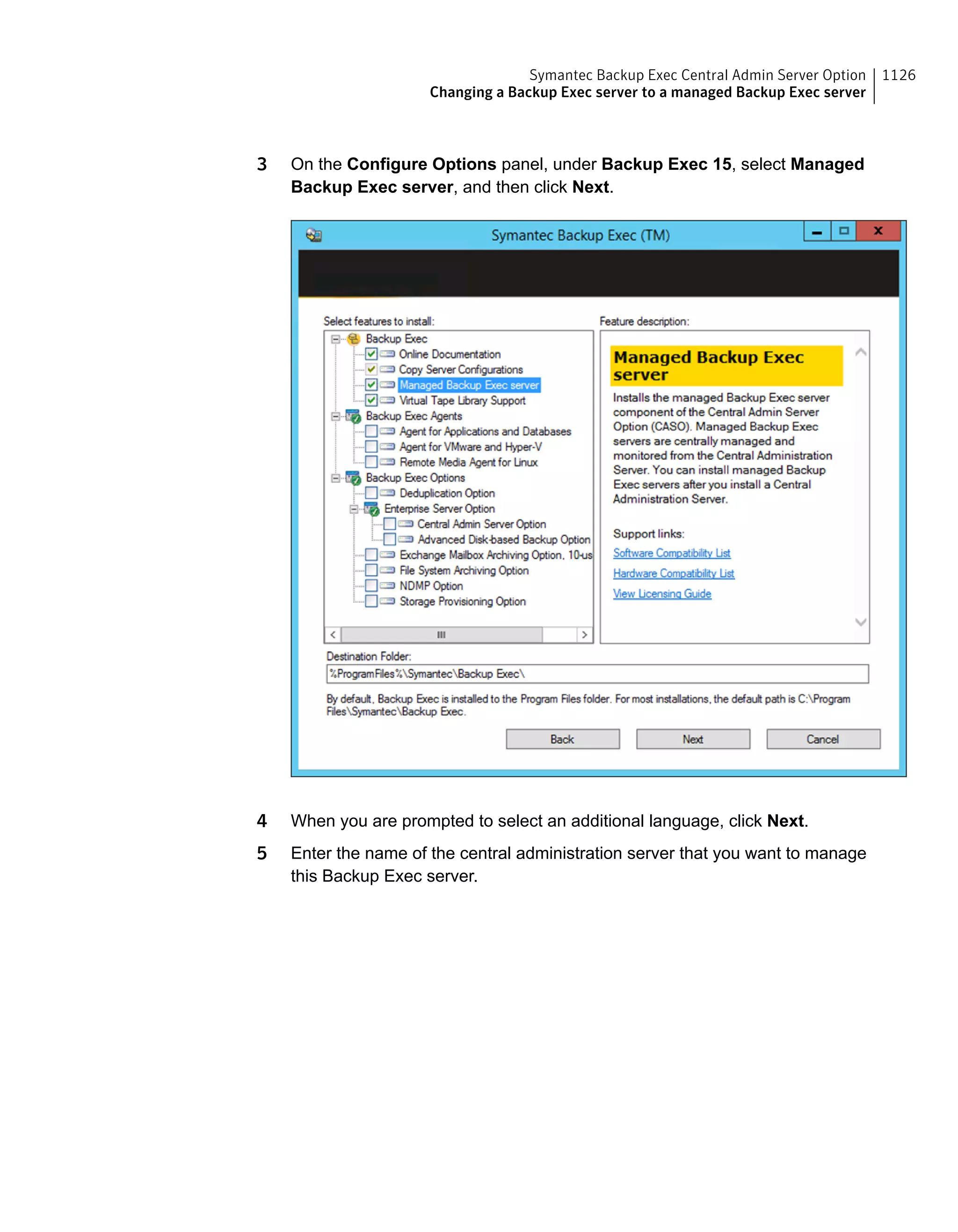 Symantec Backup Exec 15 Administrator's Guide