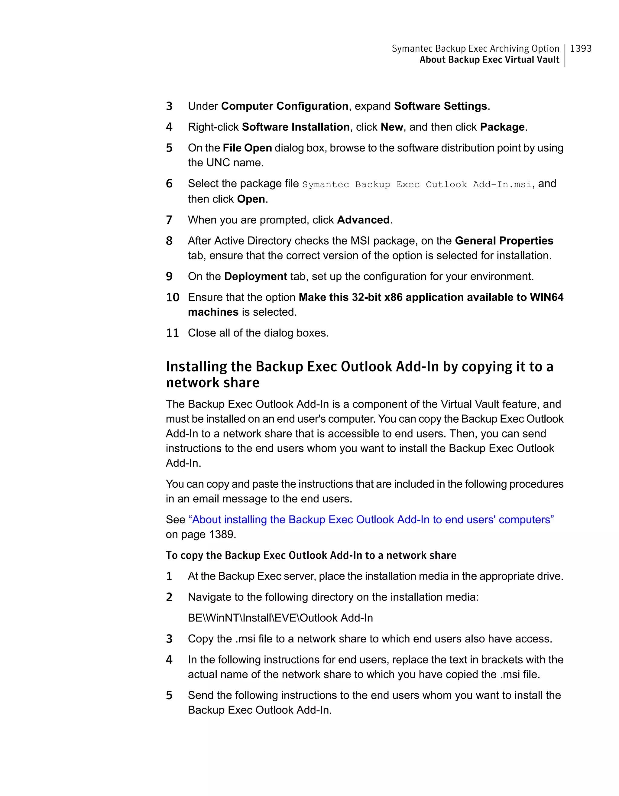 Symantec Backup Exec 15 Administrator's Guide