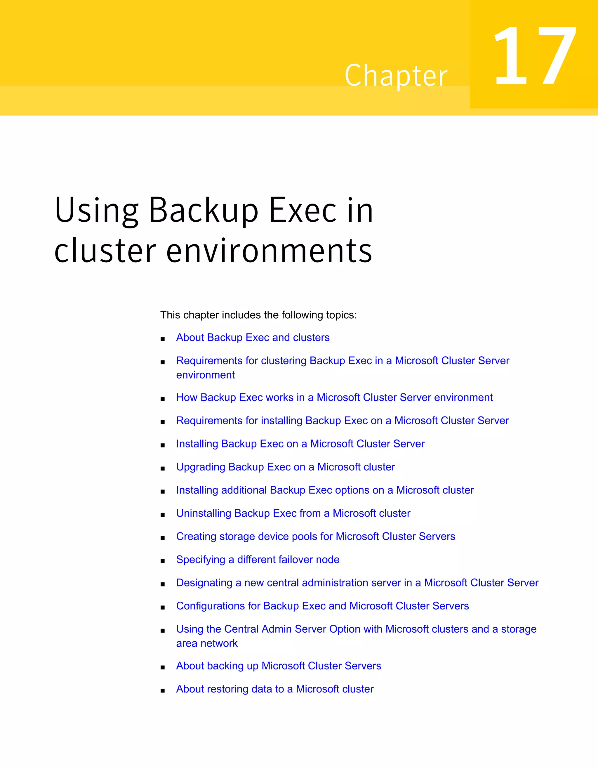 Symantec Backup Exec 15 Administrator's Guide