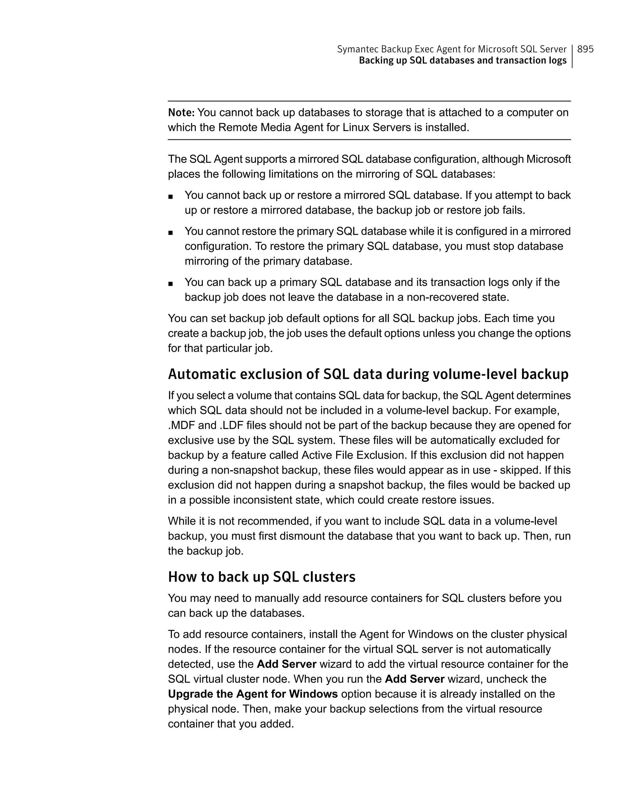 Symantec Backup Exec 15 Administrator's Guide