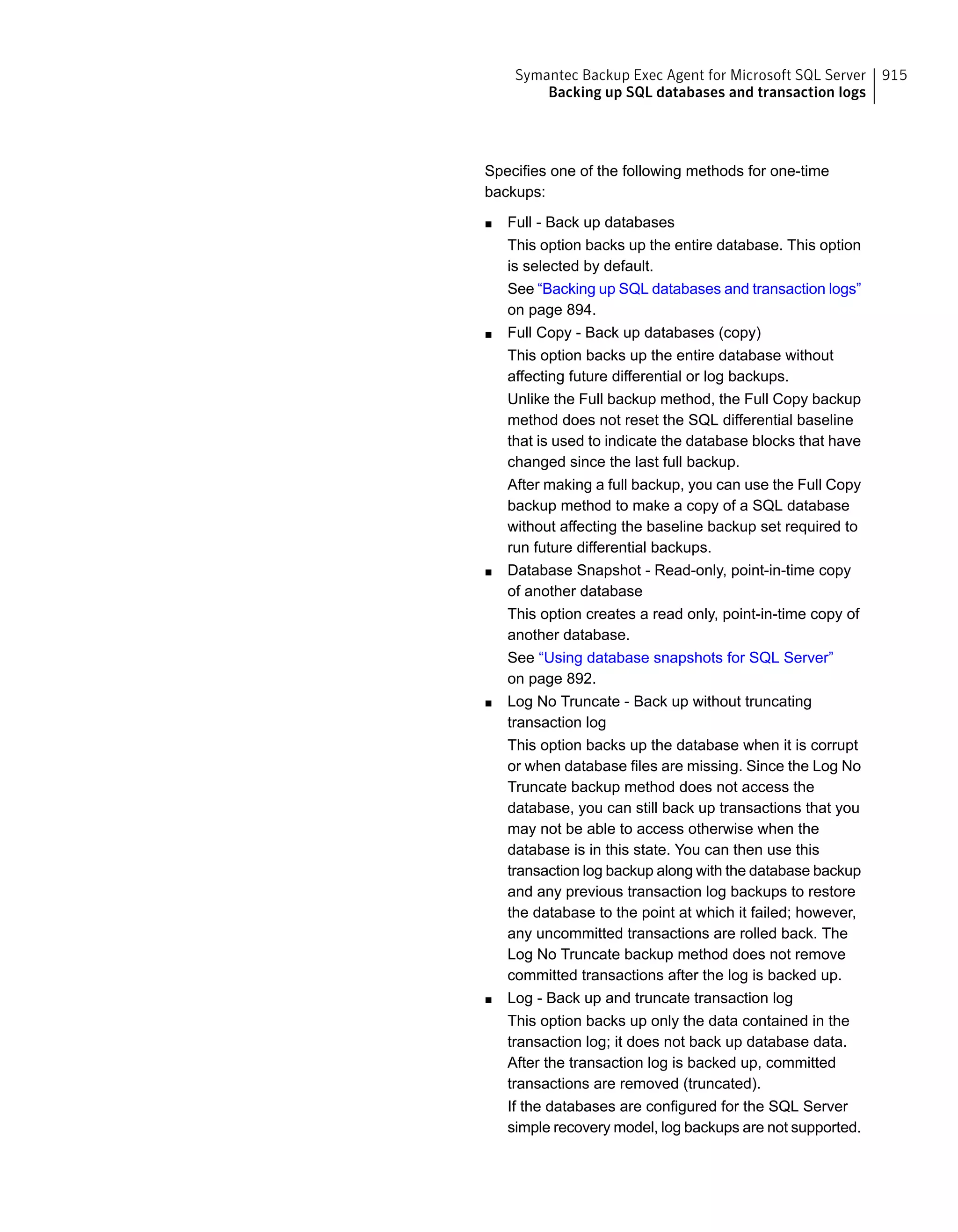 Symantec Backup Exec 15 Administrator's Guide
