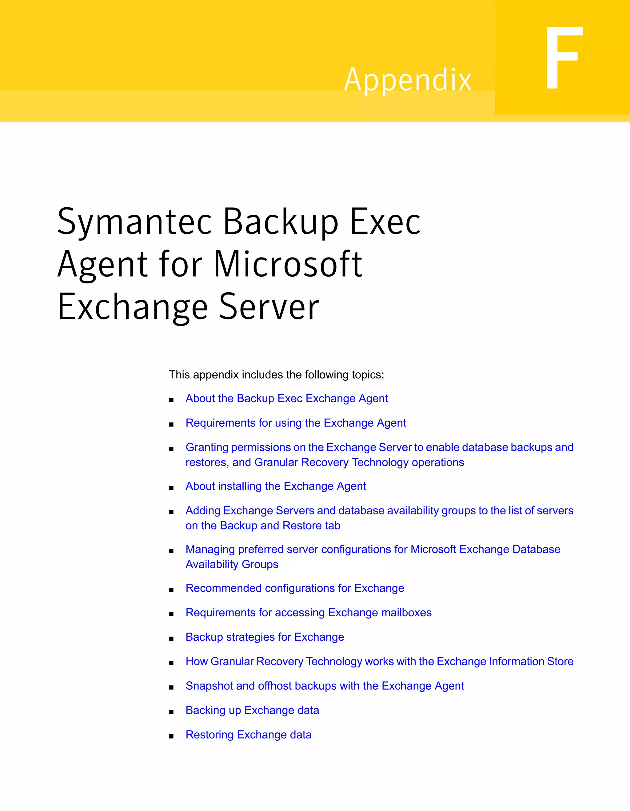 Symantec Backup Exec 15 Administrator's Guide