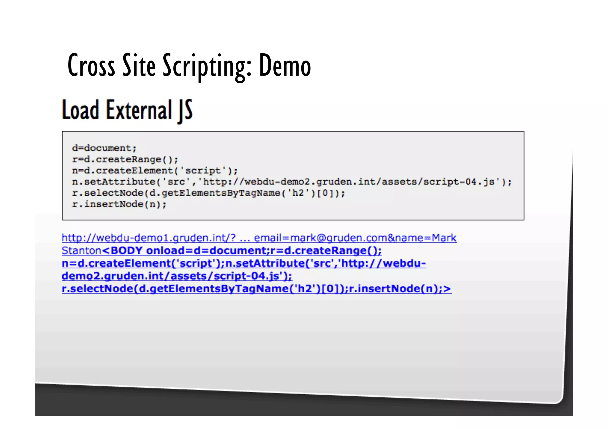 Be Afraid. Be Very Afraid. Javascript security, XSS & CSRF