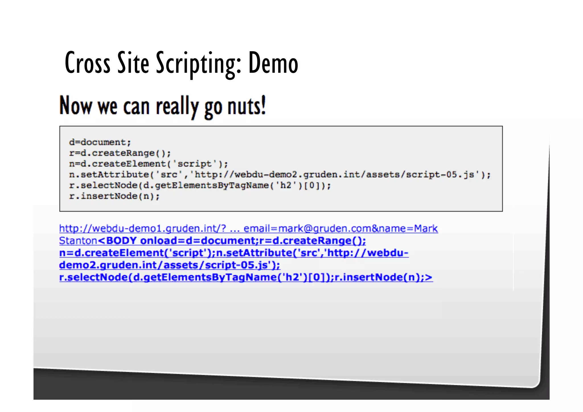 Be Afraid. Be Very Afraid. Javascript security, XSS & CSRF