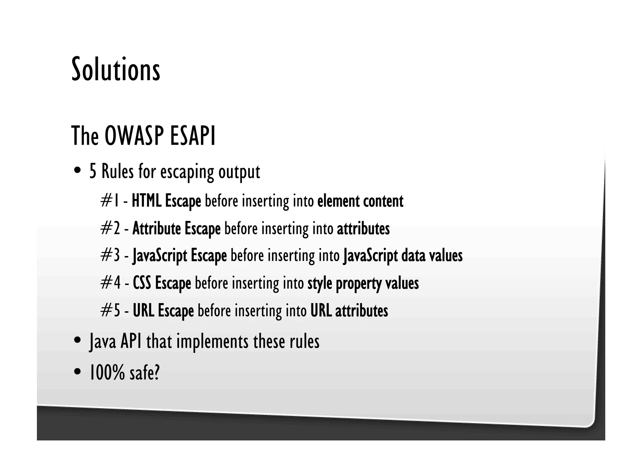 Be Afraid. Be Very Afraid. Javascript security, XSS & CSRF