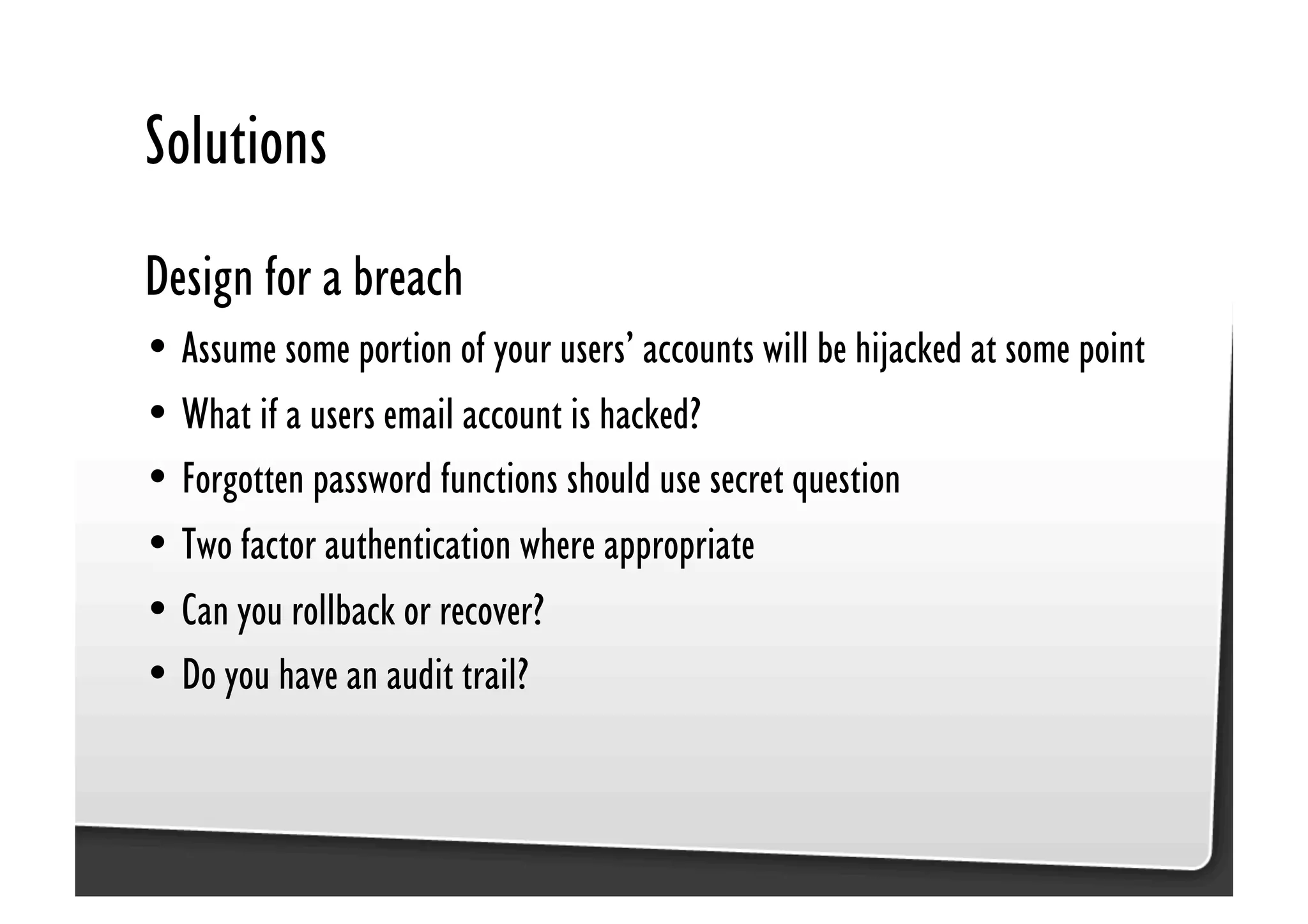 Be Afraid. Be Very Afraid. Javascript security, XSS & CSRF