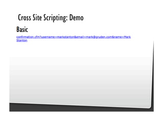 Be Afraid. Be Very Afraid. Javascript security, XSS & CSRF