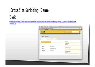Be Afraid. Be Very Afraid. Javascript security, XSS & CSRF