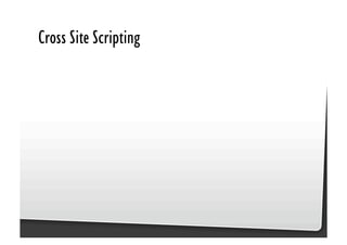 Be Afraid. Be Very Afraid. Javascript security, XSS & CSRF