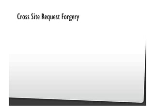 Be Afraid. Be Very Afraid. Javascript security, XSS & CSRF