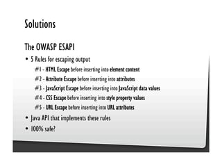 Be Afraid. Be Very Afraid. Javascript security, XSS & CSRF