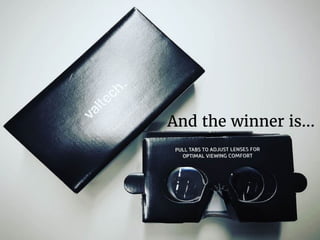 And the winner is…
 