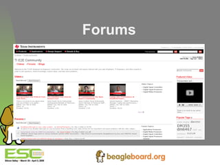 Forums http://community.ti.com 