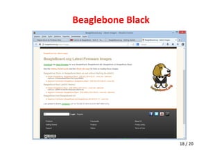 Beaglebone Black 
18 / 20 
 