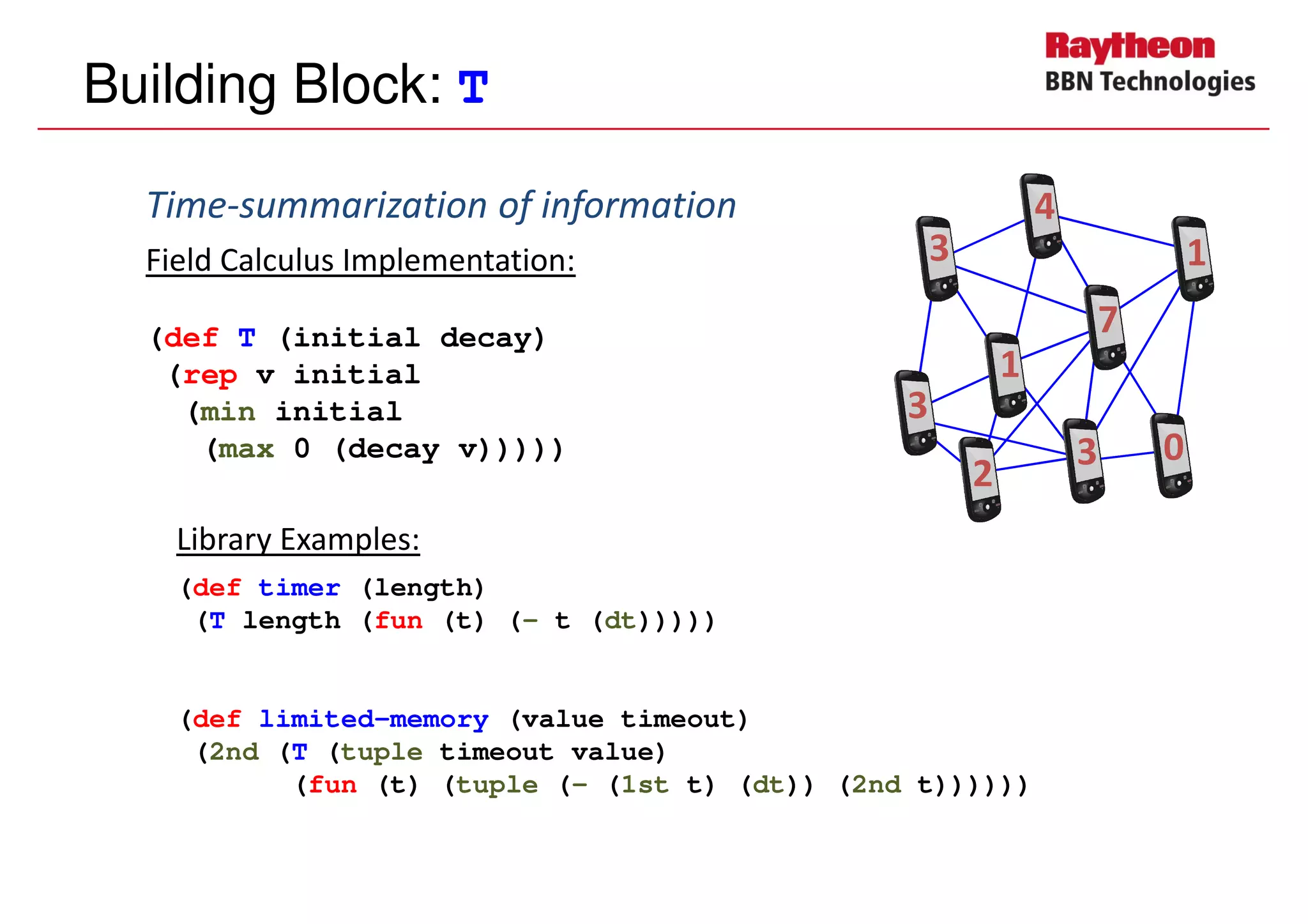 Building blocks for aggregate programming of self-organising ...