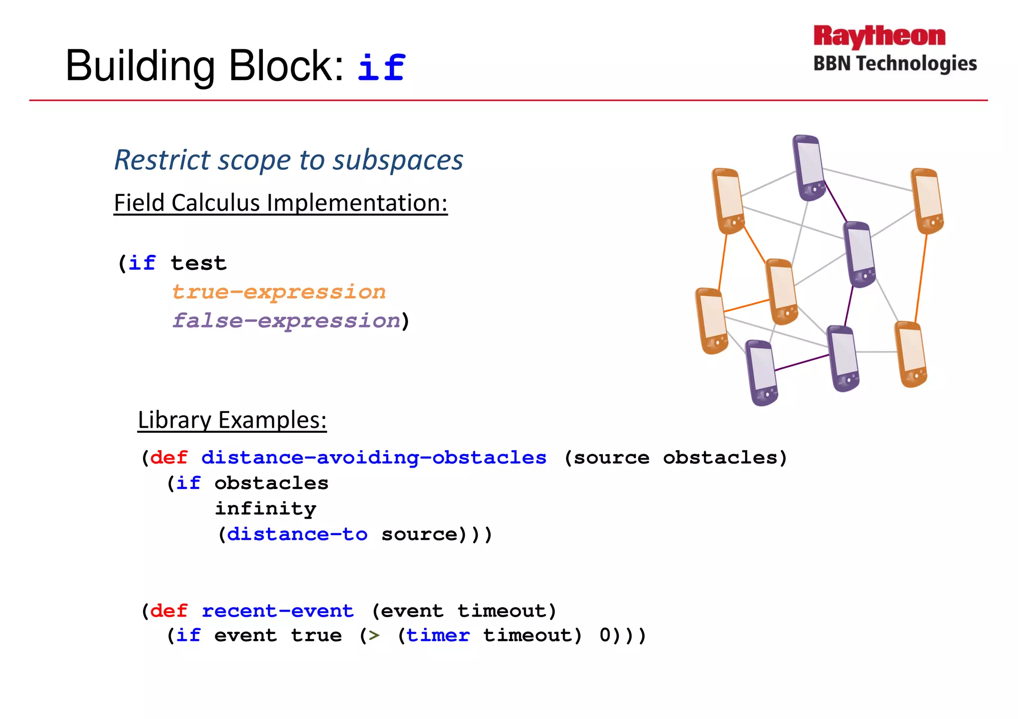 Building blocks for aggregate programming of self-organising ...
