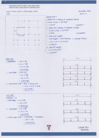 Building Structure // Beam Analysis Report | PDF