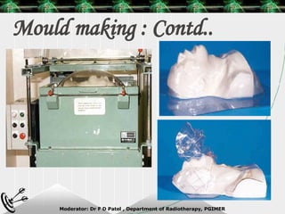 Mould making : Contd.. 