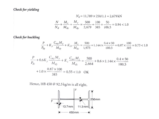 Beam column design | PDF