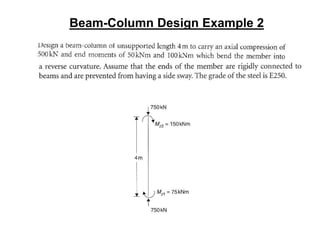 Beam-Column Design Example 2
 