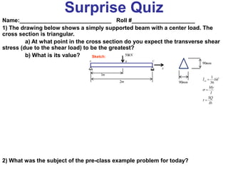 Beam deflections using singularity functions | PDF