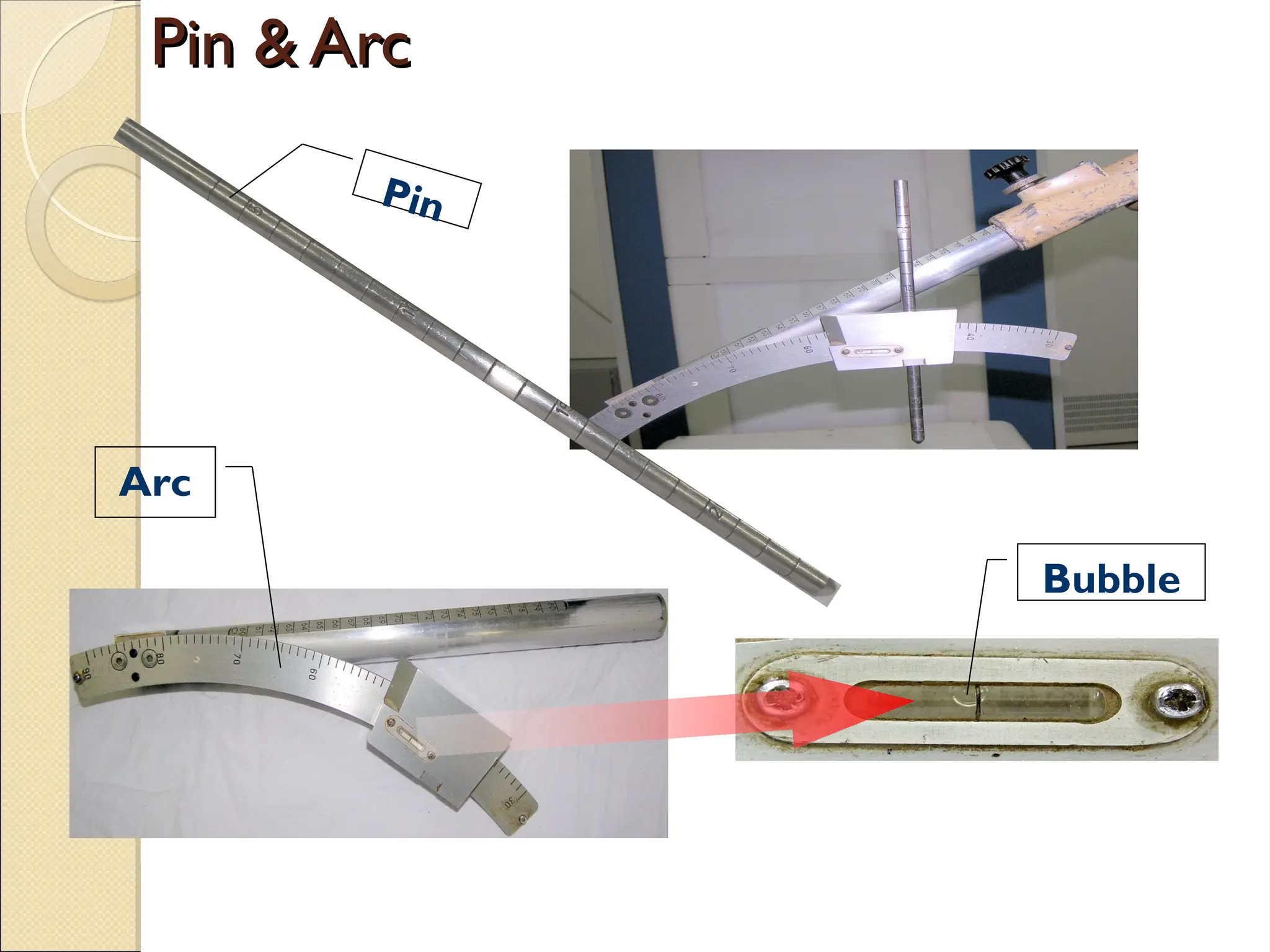 Pin & Arc
Pin & Arc
Pin
Arc
Bubble
 