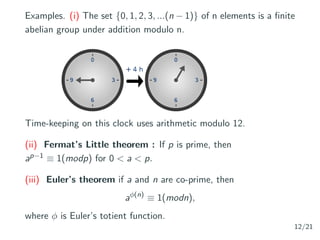 Group Theory and Its Application: Beamer Presentation (PPT) | PDF
