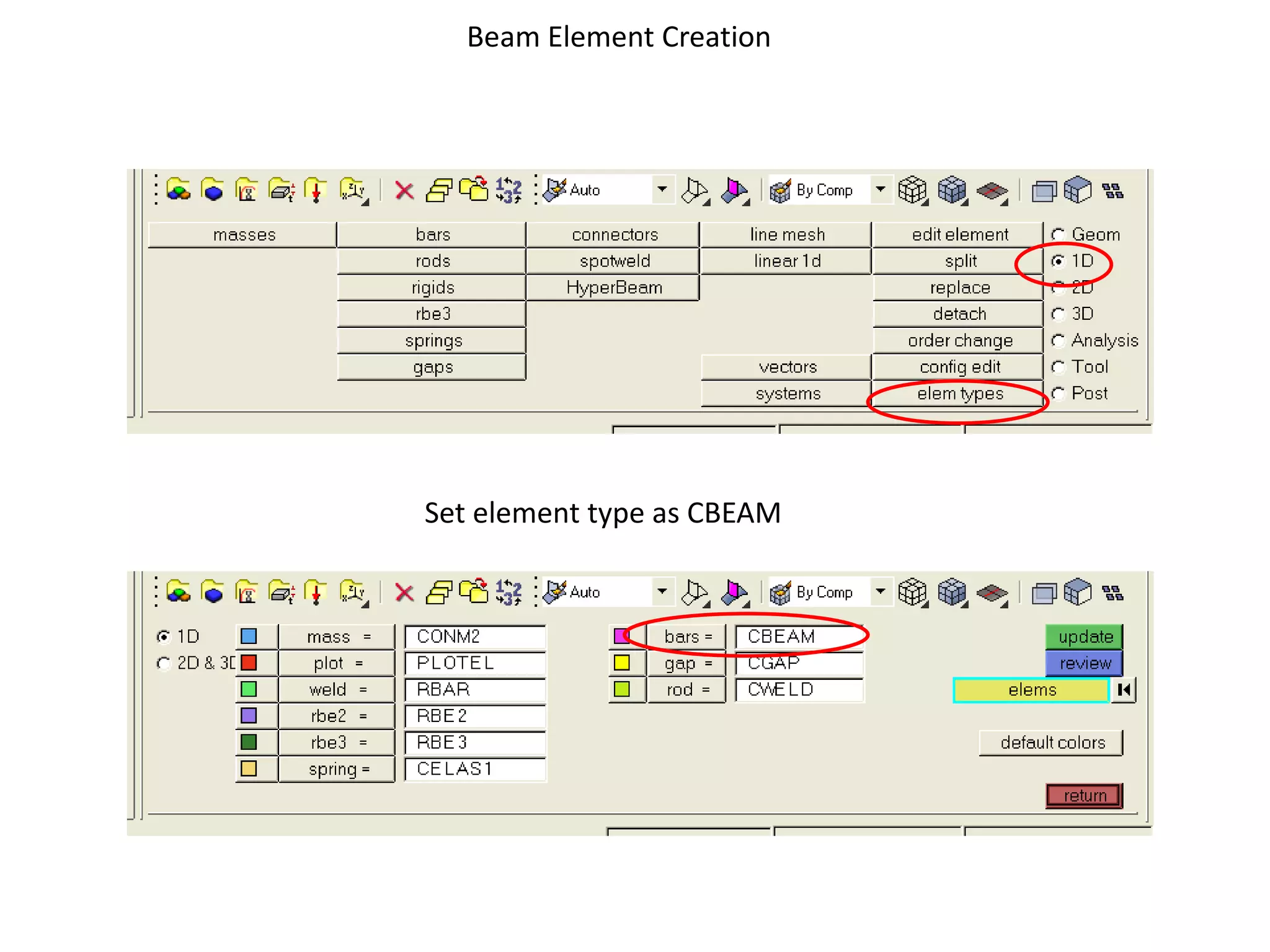 Cantilever Beam modal analysis using 1D elements in Nastran | PPTX