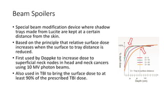 Beam modifying devices 1 Radiophysics | PPTX
